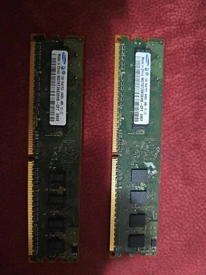 Ram 1gb ddr2 800mhz Pc2-6400u Samsung M378T2863EHS-CF7 - Immagine 1 di 2