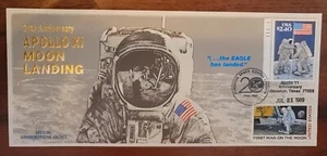 JCC - 1989 NASA Apollo XI 20th Anniversary Cachet 1 of 5000 with inserts. - Picture 1 of 2