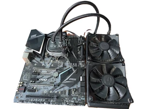 EVGA 400-hy-cl28-v1 2-fan 280x140mm AIO liquid cooler - Photo 1/2