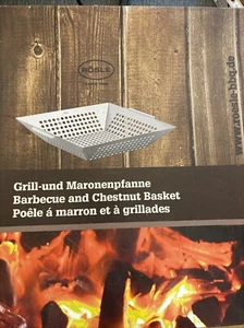 RÖSLE Grill- und Maronenpfanne | Gemüse | Grillpfanne Ovp - Bild 1 von 2
