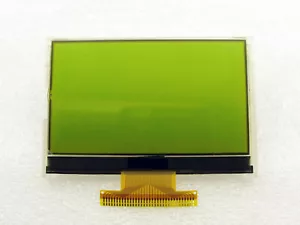 12864 Graphics LCD Display Module 128x64 Dots, STN Black On Y/green Backlight - Picture 1 of 4