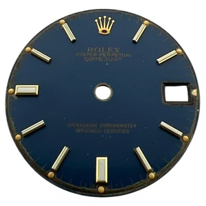 Genuine Rolex Oyster Perpetual Datejust 31mm Dial Blue & Gold 68278 68273 - Picture 1 of 4