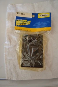 Hubbell telephone outlet plate no. PH5597 - Afbeelding 1 van 2