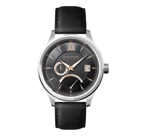 Reloj Earnshaw London Scott retrógrado doble hora en negro. ES-8264-07. Estuche 43mm - Imagen 1 de 7