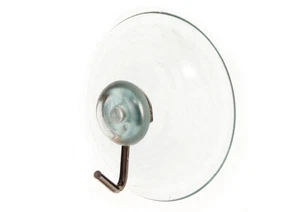 New 40 X Clear Suction Window Hooks With Steel Wire Hook 45mm 1 3/4 Inch - Onest - Picture 1 of 1