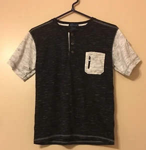 Pullover para niño color negro y gris, cuello redondo.(1) - Picture 1 of 5
