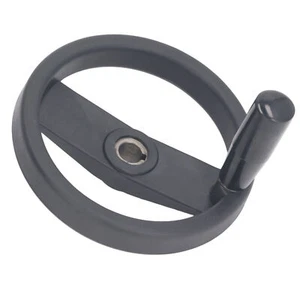Hand Wheel 16mm Center Hole 160mm Outer Diameter With Revolving Handle Part ▷ - Picture 1 of 12