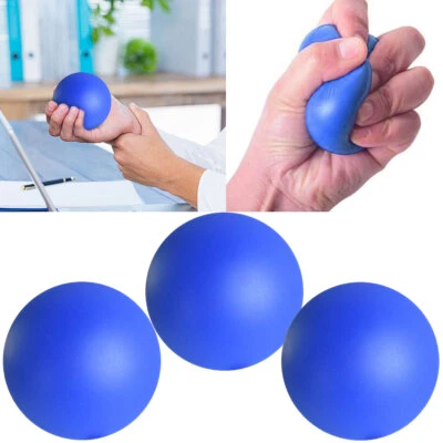 3 Stück Therapie Massage Griffe Ball für Hand-Finger-Stärke-Übung Stressabbau - Bild 1 von 4