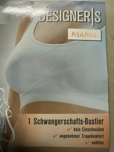 Schwangerschafts- Bustier GR M Schwangershaftsunterwäsche DESIGNER S mama - Bild 1 von 5