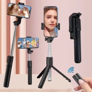 26" Portable Wireless Selfie Stick Remote Tripod Phone Stand For Iphone Samsung - Picture 1 of 12