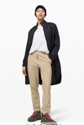 Pantalón Lululemon Your True 7/8 Caqui Trench Mujer Talla 8 Warpstreme Tostado Foto 1 de 4