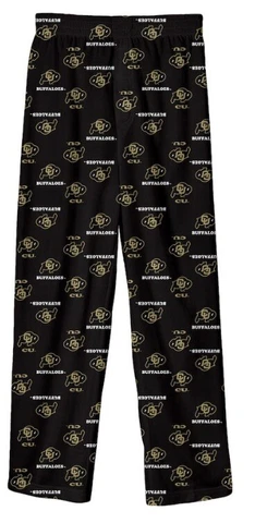 New NWT Colorado Buffaloes Pajamas Pants Pjs Youth Boys Size S Small 8 Cover