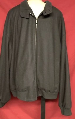 Nordstrom Mens Jacket Wool Viscose Large Double Button Collar GC - Image 1 of 4