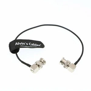 Cable HD SDI para cámara de video BMCC ángulo recto BNC macho a macho negro alta velocidad - Imagen 1 de 4