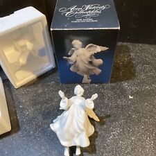 Avon Nativity Collectibles The Angel Flying Hanging White Porcelain Bisque