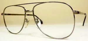 MASUNAGA KOKI Vintage Eyeglasses Aviator Nickel Chromium Alloy Unused 58-15-140 - Picture 1 of 7