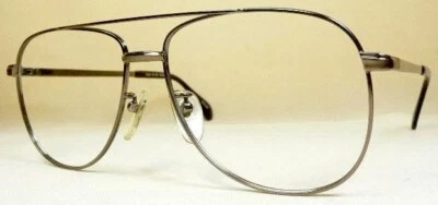 MASUNAGA KOKI Vintage Eyeglasses Aviator Nickel Chromium Alloy Unused 58-15-140 - Image 1 of 4