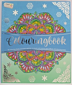 Mandala Malbuch für Erwachsene 96 Motive zum Ausmalen 25 x 21,4 cm NEU - Bild 1 von 12