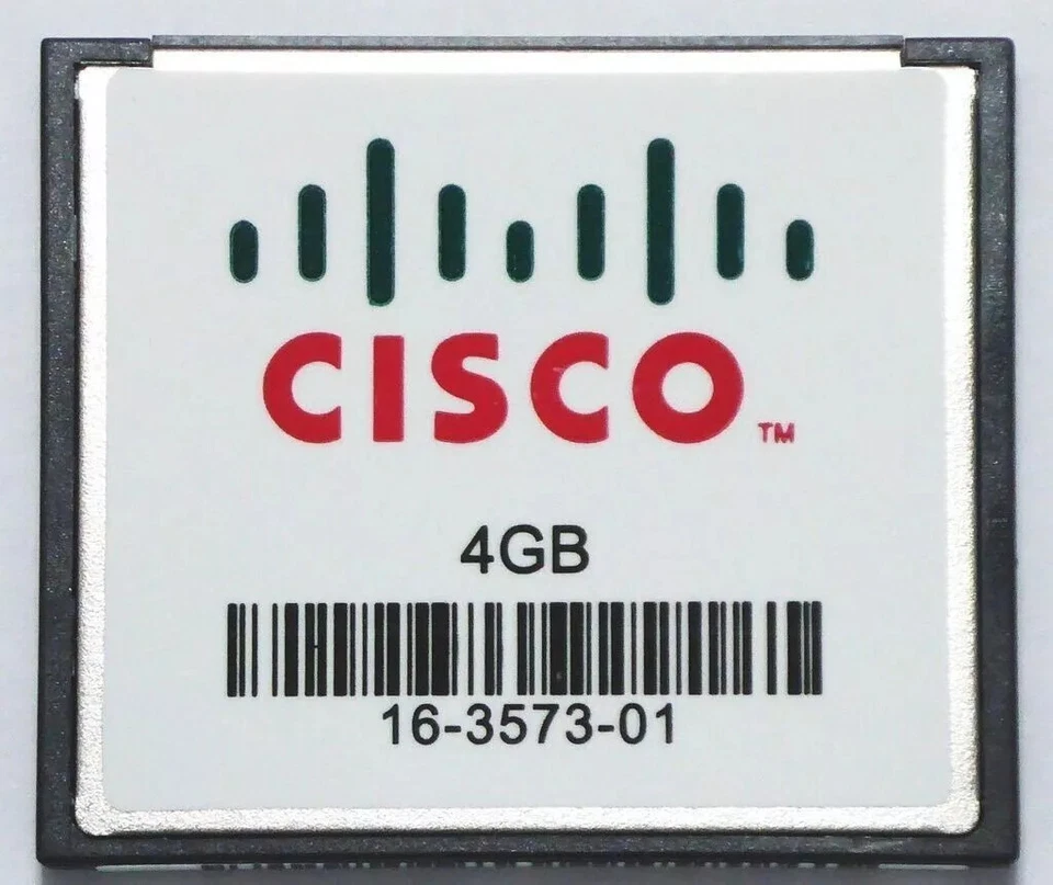 Cisco 4GB Compact Flash Memory MEM-CF-4GB 16-3573-01 Genuine 2900 3900 - Image 1 of 1