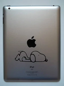1 x Cartoon Dog Decal - Vinyl Sticker for iPad Mac Macbook Tablet Laptop Kindle - Picture 1 of 2