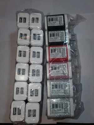 Bloque de pared USB doble puerto lote de 24 a granel Foto 1 de 3