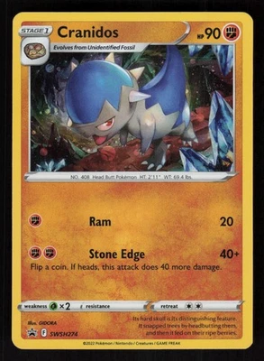 Cranidos - SWSH274 Holo SWSH: Sword & Shield Promo Cards LP-NM - Image 1 of 2