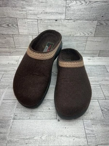 Haflinger Slippers Shoes Womens US 6 37 Wool Felt Slip On Clogs Made in Germany - Picture 1 of 11