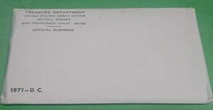 1971 PDS Stempelglanz US Mint Set 11 Münzen Original Government Pac - Bild 1 von 8