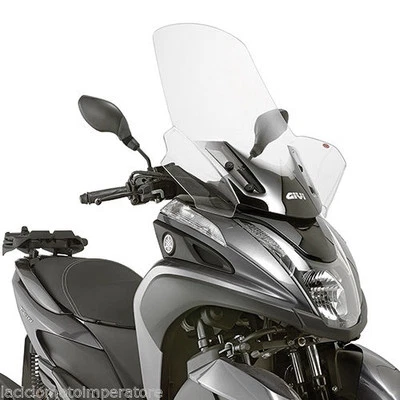 Pare-Brise Nu Plat Yamaha Tricity 125 155 -- MBK Tryptik 125 GIVI 2120DT - Photo 1/4