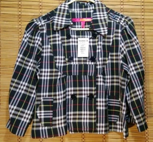 BUCKLE ~ Dollhouse Juniors Size Medium Black & White Short Jacket NWT - Picture 1 of 6