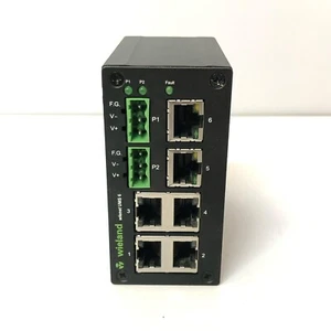 WIELAND 83.040.0000.0 WIENET UMS 6 IP SWITCH S/N:A171690000-0159 FREE FAST SHIP - Picture 1 of 7