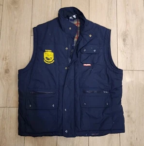 Chaqueta Chaleco Planam Para Hombre Grande Azul Forrada de Pesca Sin Mangas Exterior Gráfico - Imagen 1 de 8