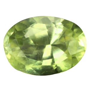 0.40 Ct Pleasant Perfect Oval 5.2 x 3.8 MM 100% Natural Lime Green CHRYSOBERYL ! - Picture 1 of 4