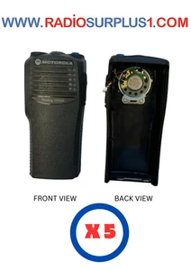 5 x Motorola CP200 carcasa completa solamente - negro - PMLN4553A - Imagen 1 de 1