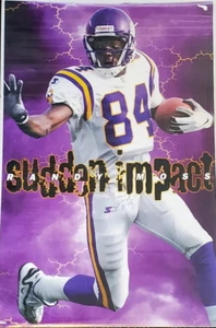 NIP-Costacos Brothers Randy Moss (Moss Impact) Minnesota Vikings Poster ) 23x35 - Picture 1 of 3