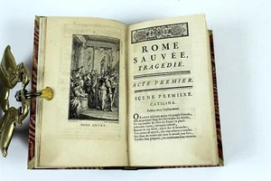 OEUVRES DE M de VOLTAIRE 1757 Seconde Edition Volume 5 Copper Engravings - Picture 1 of 7
