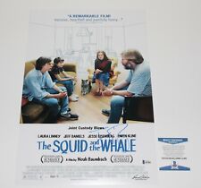 ACTOR JESSE EISENBERG SIGNED 'THE SQUID AND THE WHALE' MOVIE POSTER BECKETT COA