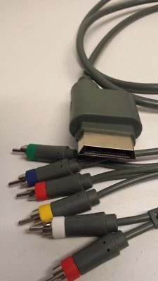 Fosmon Component HDTV Video and RCA Stereo AV Cable wire for Microsoft Xbox 360 - Image 1 of 2
