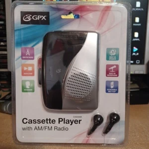 GPX CAS335B Cassette Recorder/ Player Am/Fm Radio Detachable Belt Clip New  - Picture 1 of 8