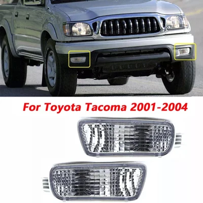 Pair Front bumper Fog Lights Daytime Running Lights For Toyota Tacoma 2001-200YG - Image 1 of 4