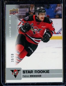 2019-20 Upper Deck CHL Star Rookie High Gloss #366 Fabian Hochegger 10/10 - Foto 1 di 1