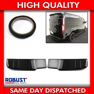 BARN DOOR BATMAN SPOILER PAINTED GLOSS BLACK FOR FORD TRANSIT CUSTOM (2012-2023) - Picture 1 of 14