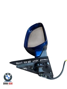 Audi A4 B8 Right Driver Side Wing Mirror In Blue LX5Q 6+2 Wires - Picture 1 of 8