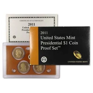 2011 Presidential Dollar Proof Set U.S. Mint Packaging OGP COA - Picture 1 of 1