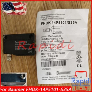 NEW Diffuse Photoelectric Sensor FHDK14P5101/S35A For Baumer FHDK 14P5101/S35A - Picture 1 of 8