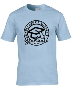 Graduate Class Of 2022 Men's T-Shirt Gift University College School Graduation - Picture 1 of 10