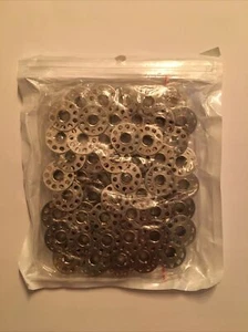 50 Pack Metal Sewing Machine Bobbins - Picture 1 of 1