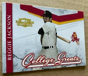 REGGIE JACKSON 2008 DONRUSS THREADS COLLEGE GREATS Card #CG-2  NM-MT  - Picture 1 of 2