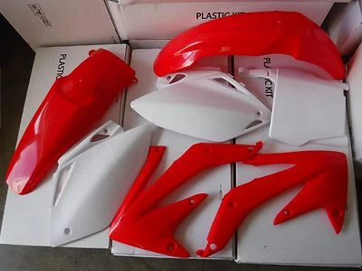 KIT PLÁSTICO R TECH HONDA CRF450 CRF450R 2005 2006.  PLACAS CUBIERTAS GUARDABARROS Foto 1 de 2