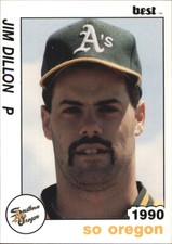1990 Southern Oregon A's Best #11 Jim Dillon